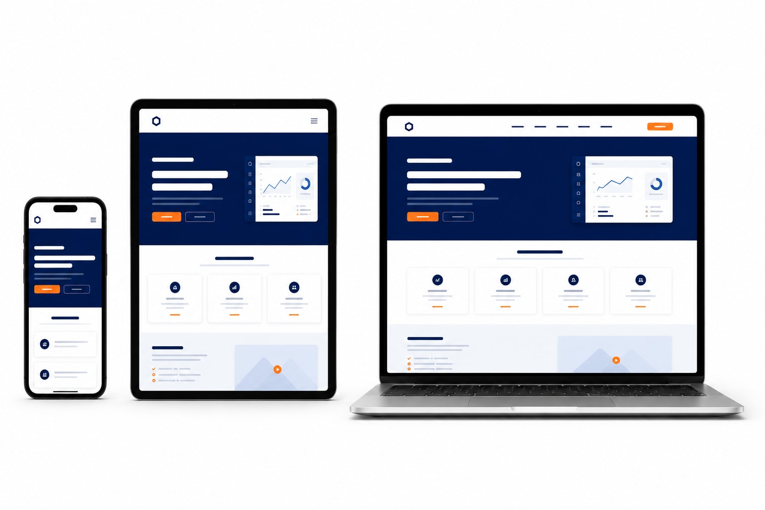 Mobile first responsive design across devices