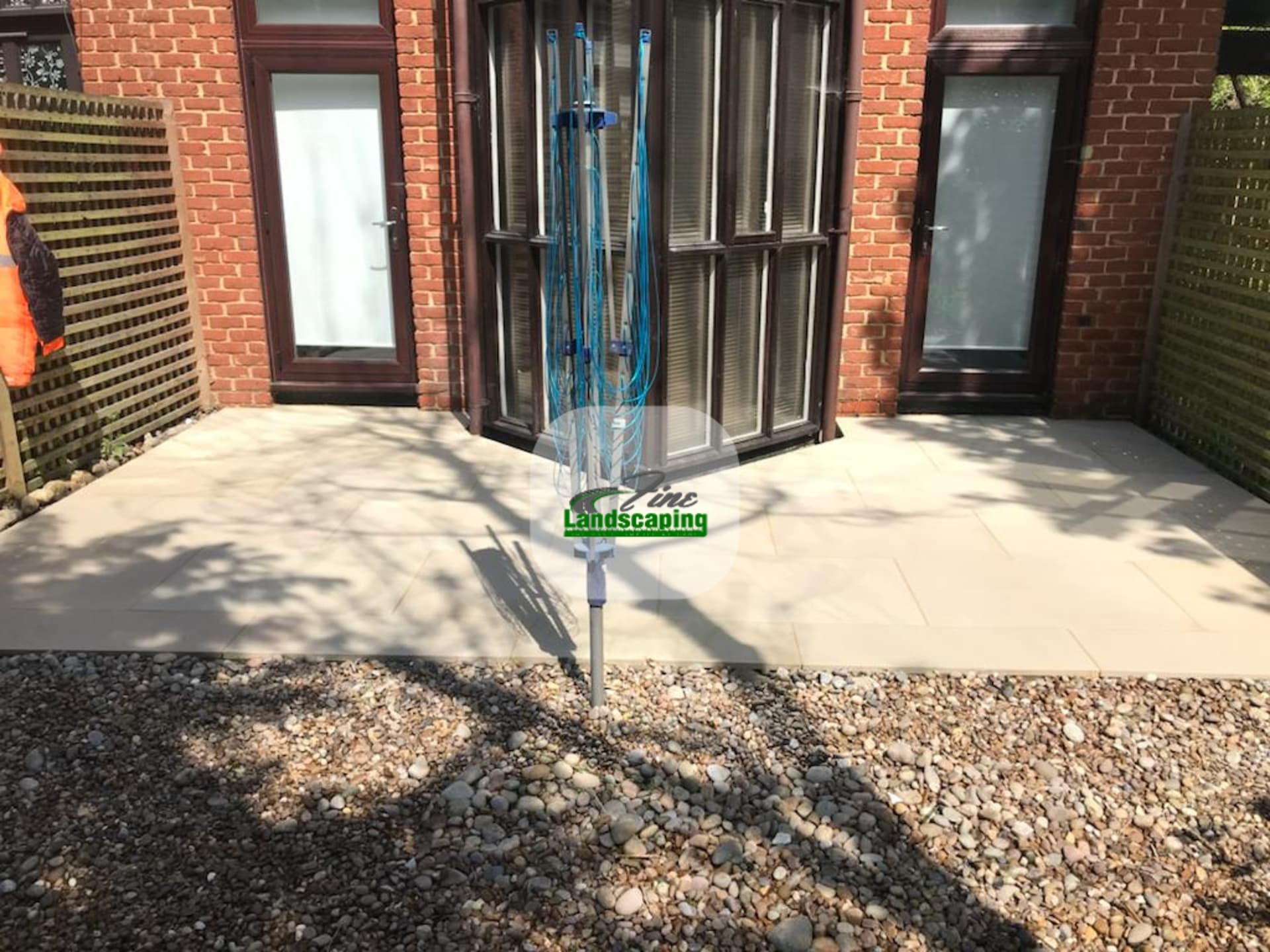 Patio and fencing project in Mitcham