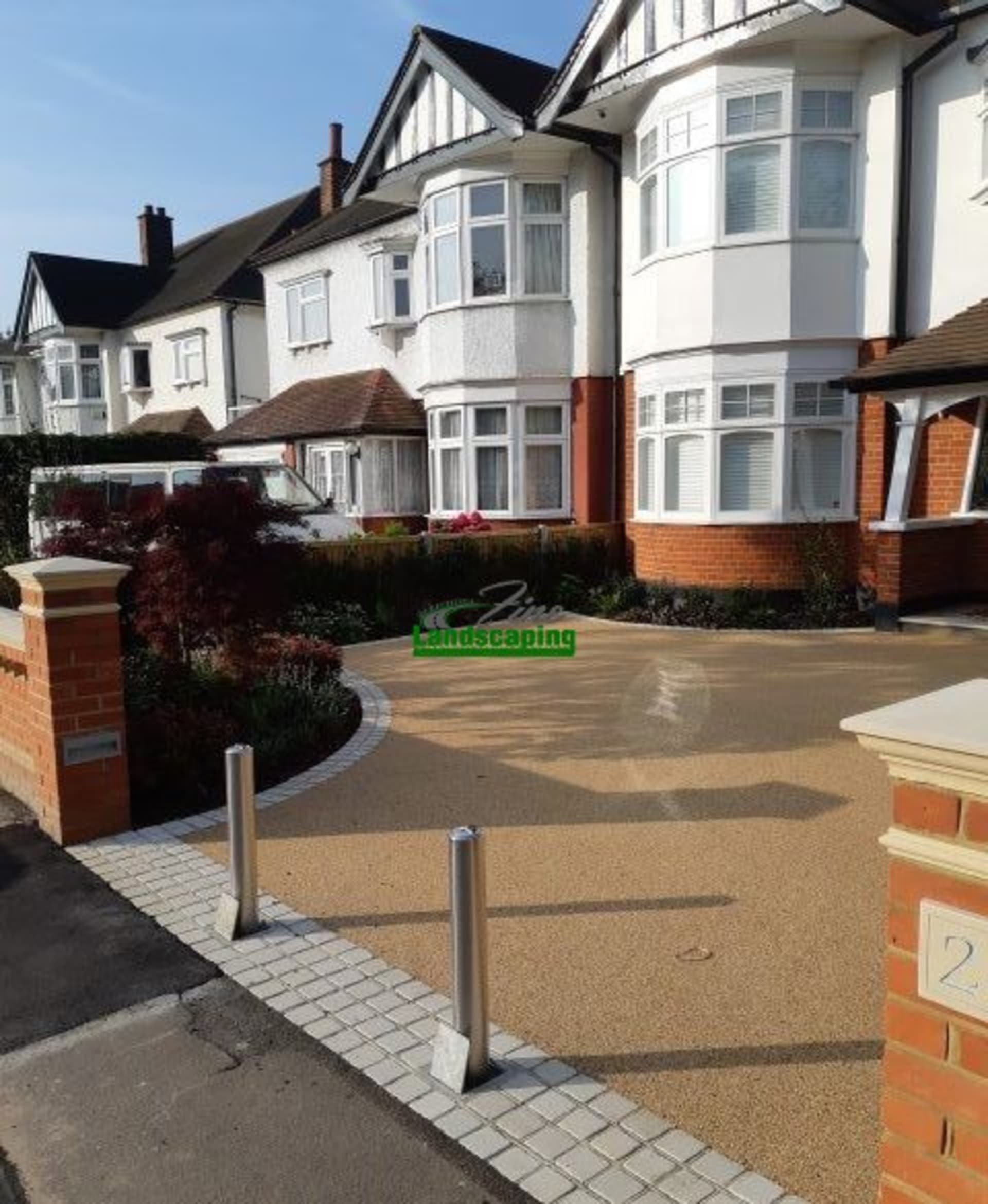 Resin driveway installation in Bromley