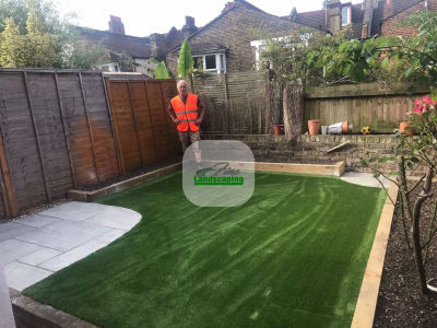 Completed outdoor project in Penge