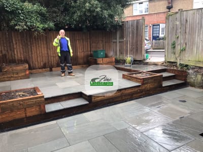 Completed outdoor project in Thornton Heath