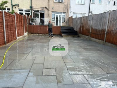 Completed outdoor project in Tooting