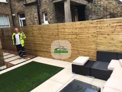 Completed outdoor project in Penge