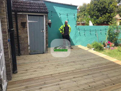 Completed outdoor project in Croydon