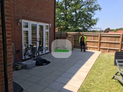 Completed outdoor project in Clapham