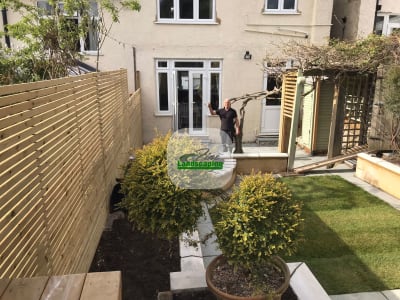 Completed outdoor project in Sutton