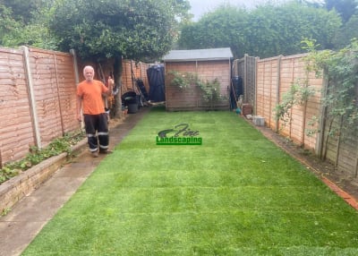 Completed outdoor project in Beckenham