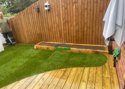 Decking project in Banstead