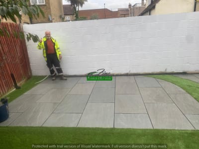 Completed outdoor project in Balham