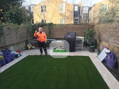 Completed outdoor project in Clapham