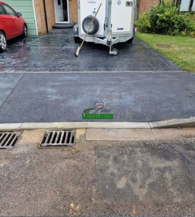 Completed outdoor project in Keston