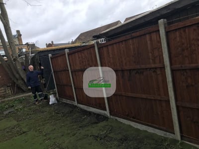 Completed outdoor project in Southfields