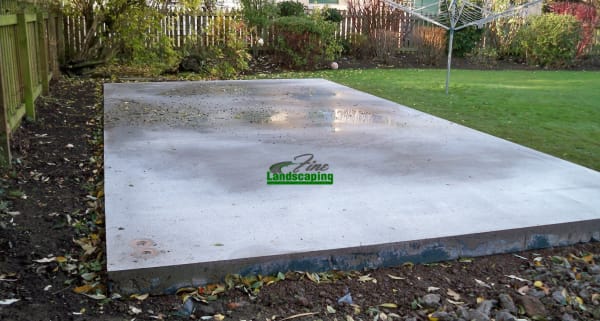 Concrete Driveways project completed in Clapham by Fine Landscaping