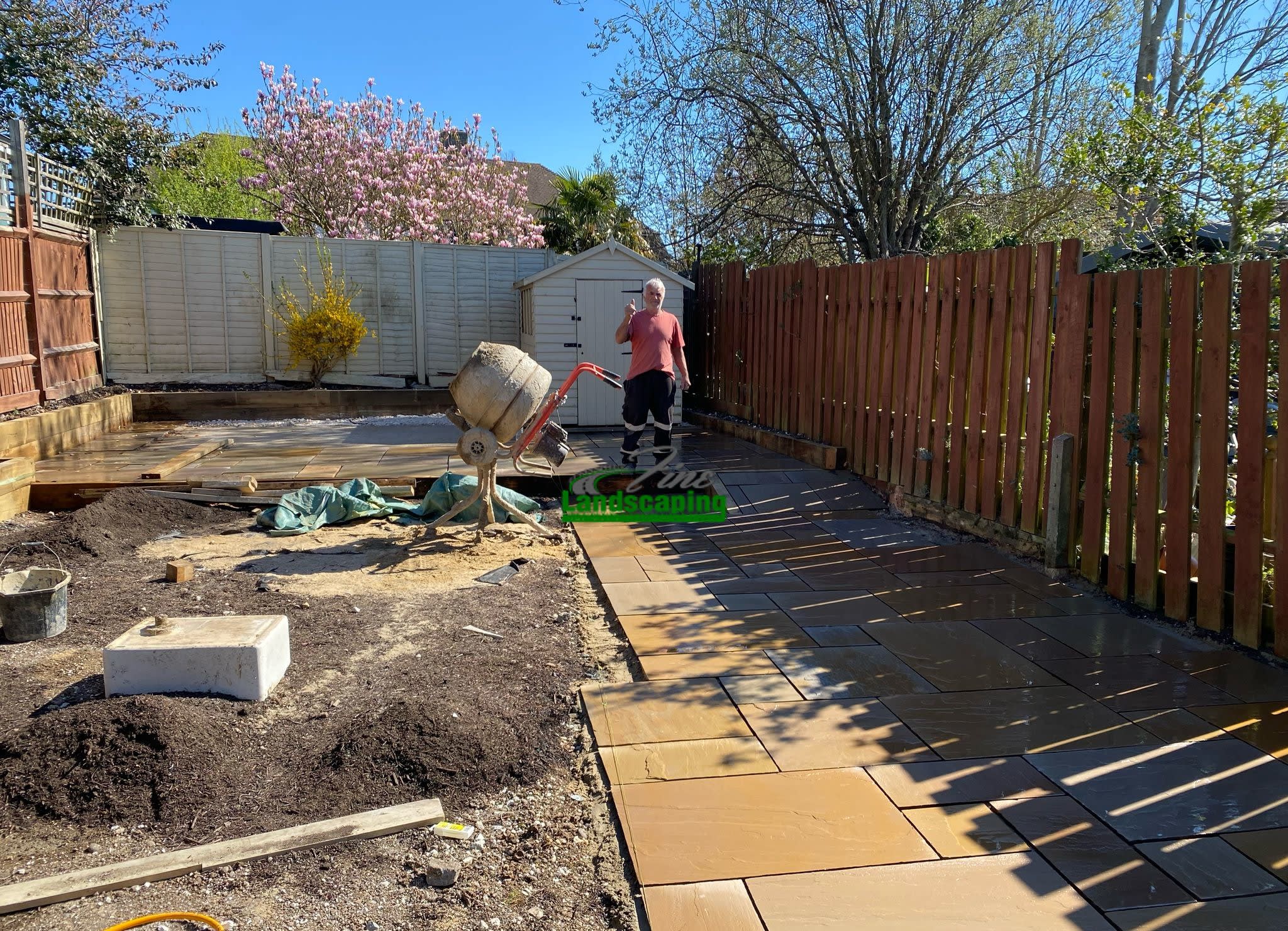 Orpington garden progress view 4