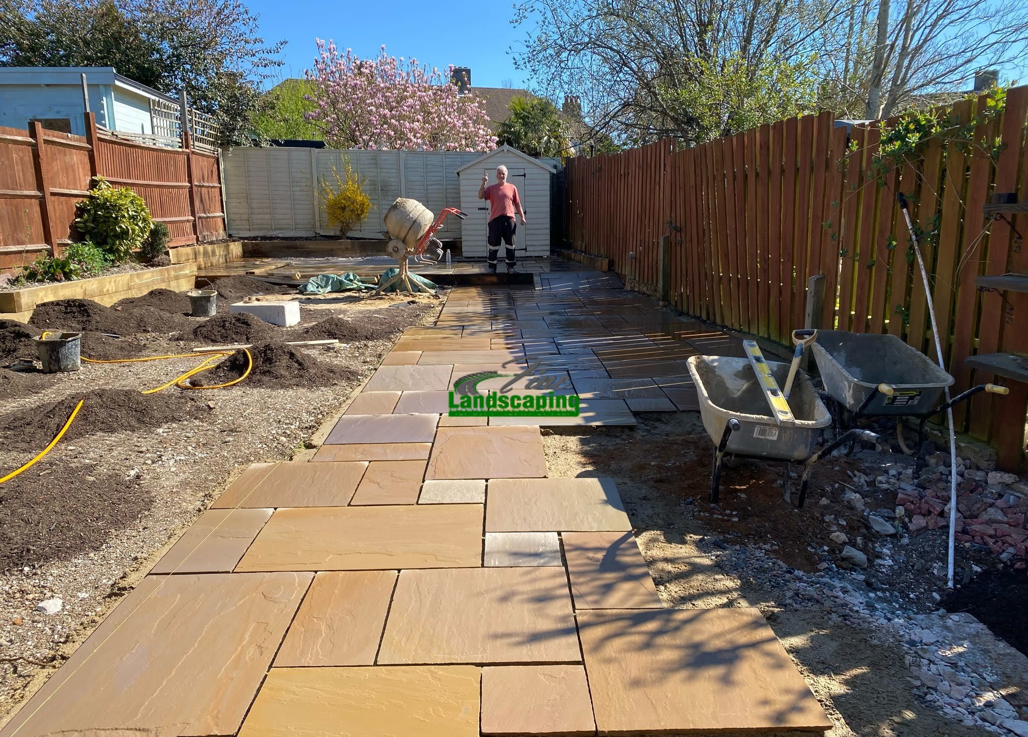 Orpington garden progress view 5