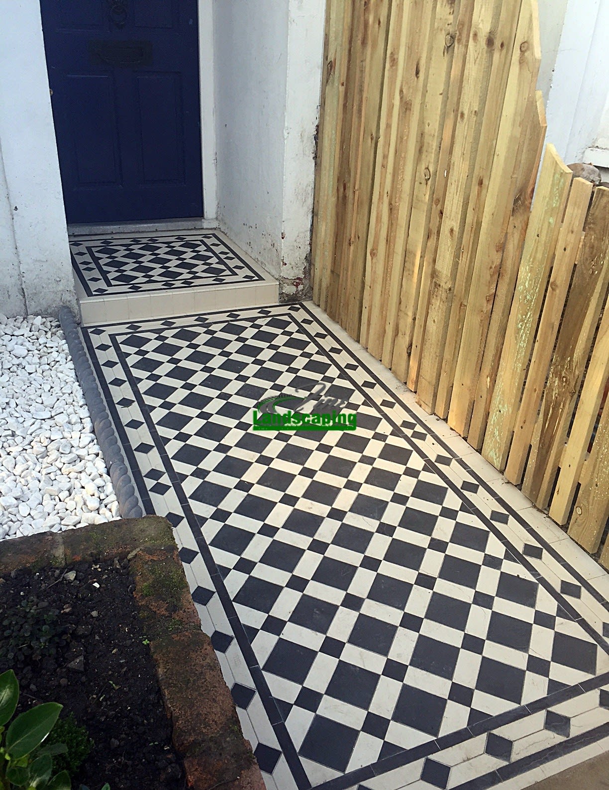 Victorian tile pathway