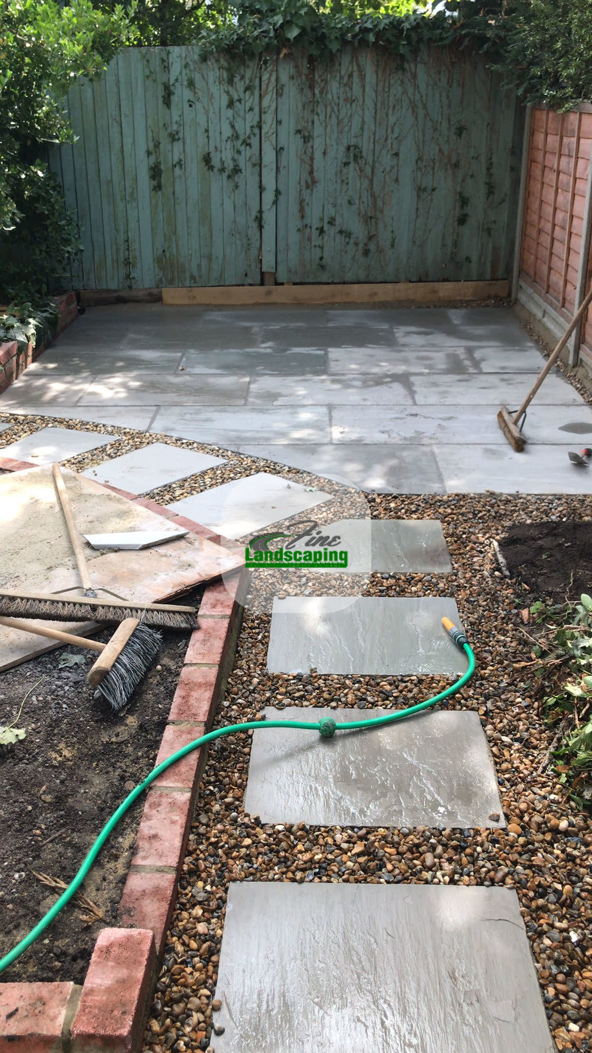 Driveway installation project