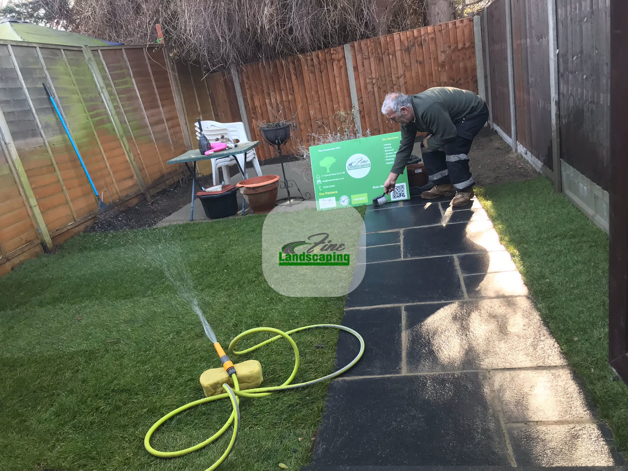 Back garden transformation