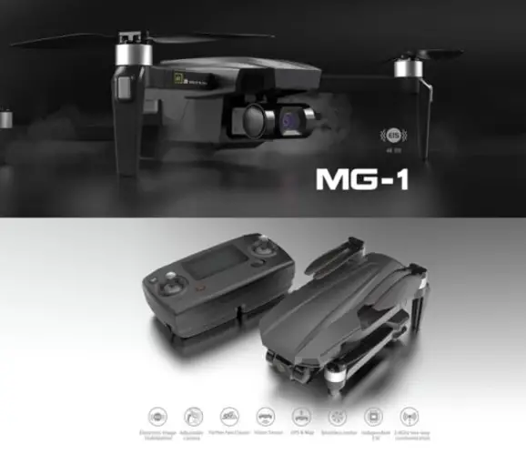 Flycam MJX MG 1 - Camera 4K Gimbal 2 Trục