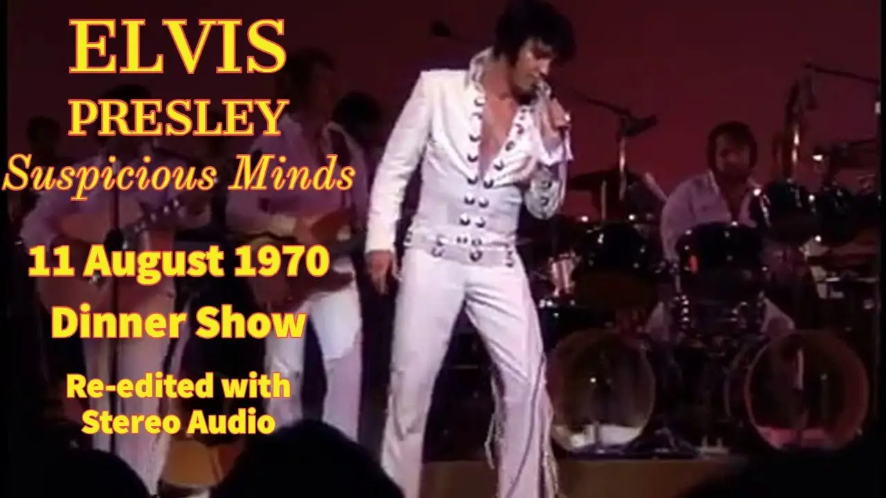 Experience the Legendary Elvis Presley's Iconic Performance of 'Suspicious Minds' Live