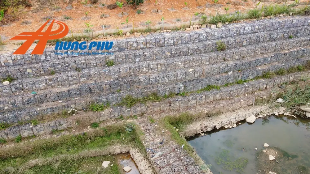 Rọ đá - Giải pháp bền vững cho xây dựng đê điều, thủy lợi và bảo vệ môi trường