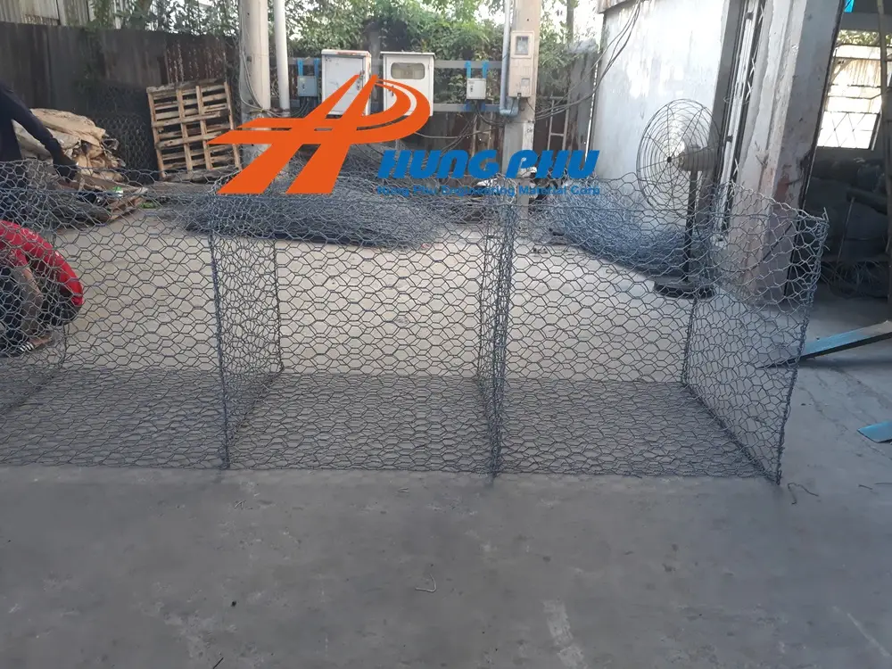 Báo giá rọ đá - Thảm đá Hưng Phú ® theo quy cách thông dụng Rọ đá bọc nhựa PVC