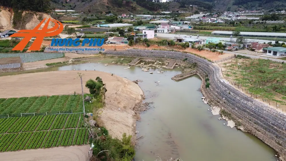 Rọ thép mạ kẽm - Giải pháp bền vững trong chống xói mòn và sạt lở đất, bảo vệ môi trường