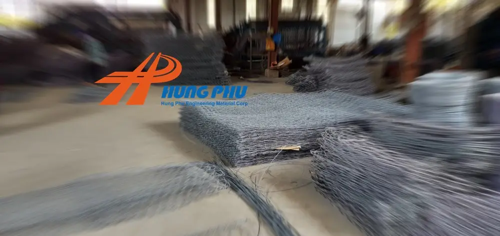 Kích thước Rọ đá 2x1x1 m Giải pháp hiệu quả cho công trình xây dựng tường chắn trọng lực