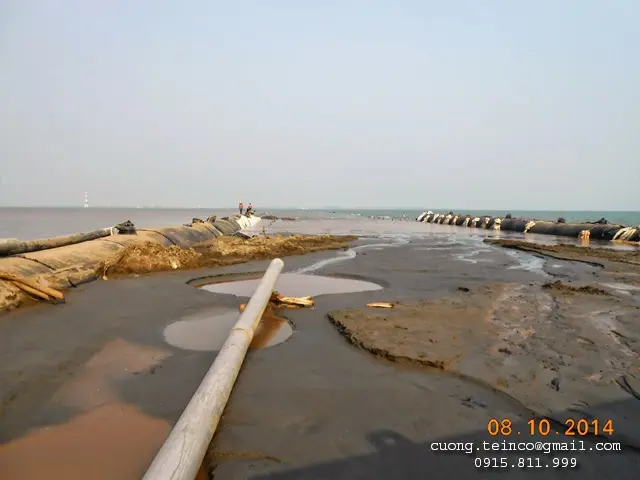 Ống địa kỹ thuật Geotube - Giải pháp bền vững cho bờ biển Ống địa kỹ thuật Geotube - Giải pháp bền vững cho bờ biển