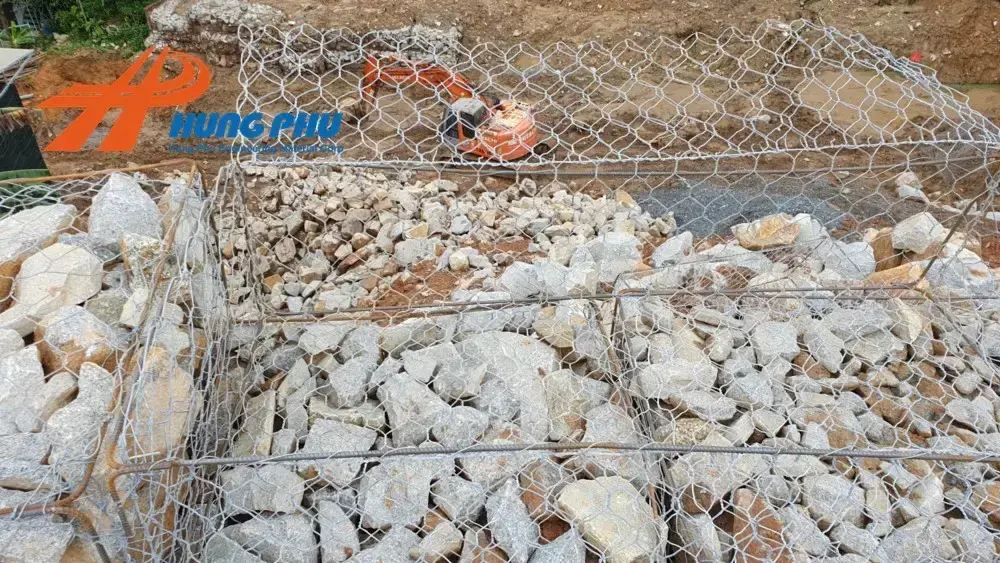 Thi công rọ đá hộc Giải pháp bền vững cho công trình hiện đại Thi công rọ đá hộc Giải pháp bền vững cho công trình hiện đại
