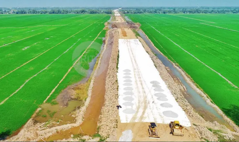 Xử lý nền đất yếu bằng vải địa kỹ thuật - Giải pháp tối ưu cho công trình bền vững Xử lý nền đất yếu bằng vải địa kỹ thuật - Giải pháp tối ưu cho công trình bền vững
