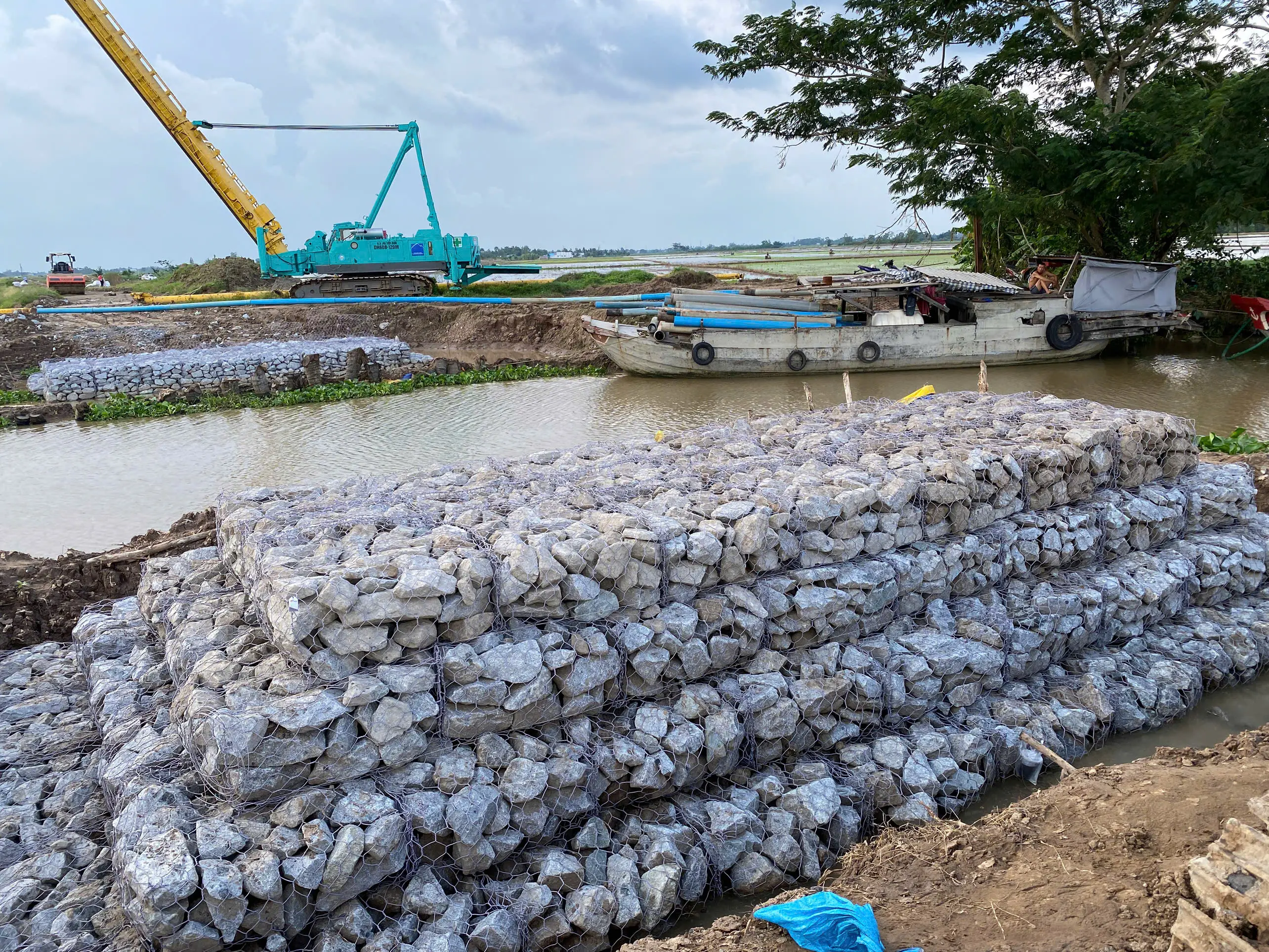 Rọ Đá Bọc Nhựa- Lá Chắn Vững Chãi Cho Mọi Công Trình