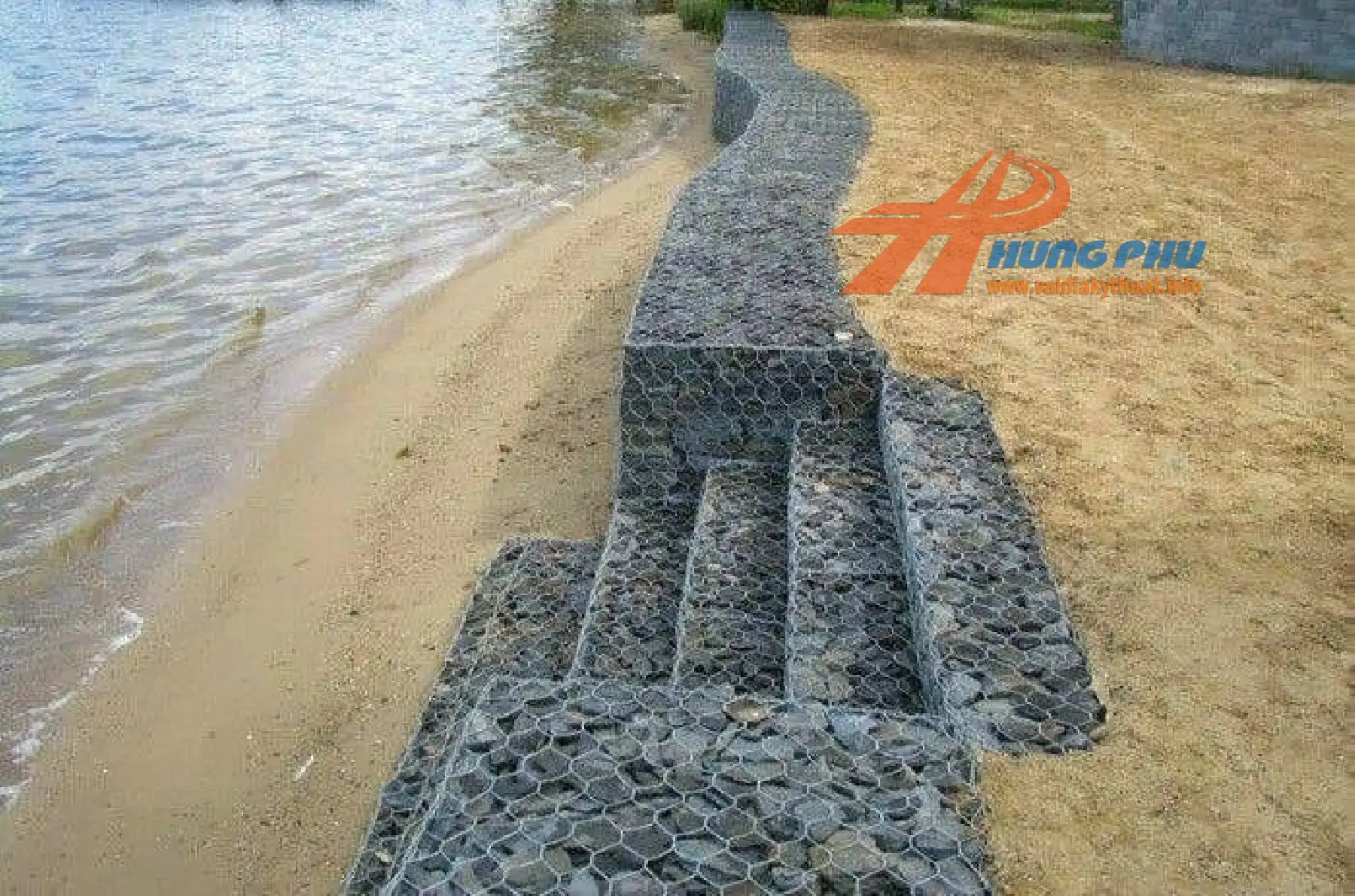 Rọ đá công trình đê kè và chỉnh trị Rọ đá công trình đê kè và chỉnh trị