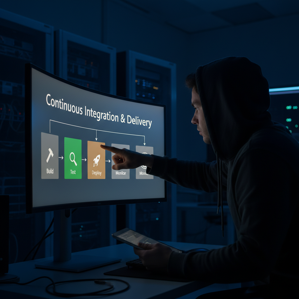 DevOps CI/CD pipeline dashboard – Continuous Integration and Delivery for an application development company