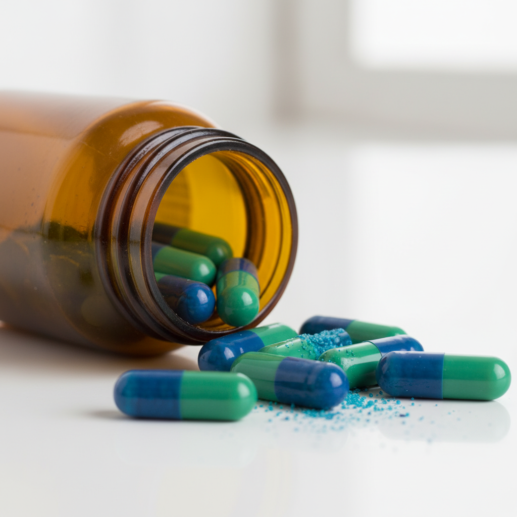 Kadian extended-release morphine therapy capsules close-up illustrating slow-release pellets for OAT safety