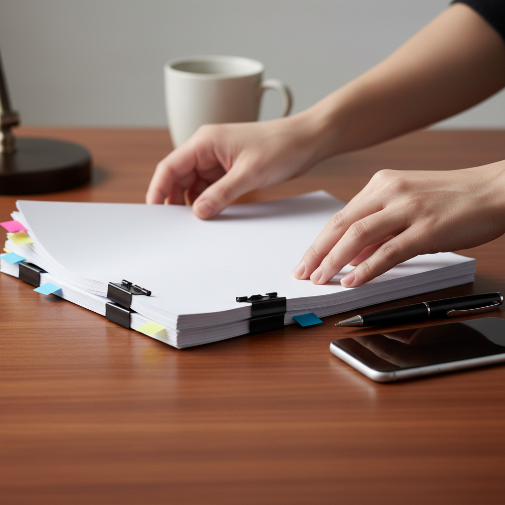 Organizing Ontario small claims forms and exhibits for filing and service