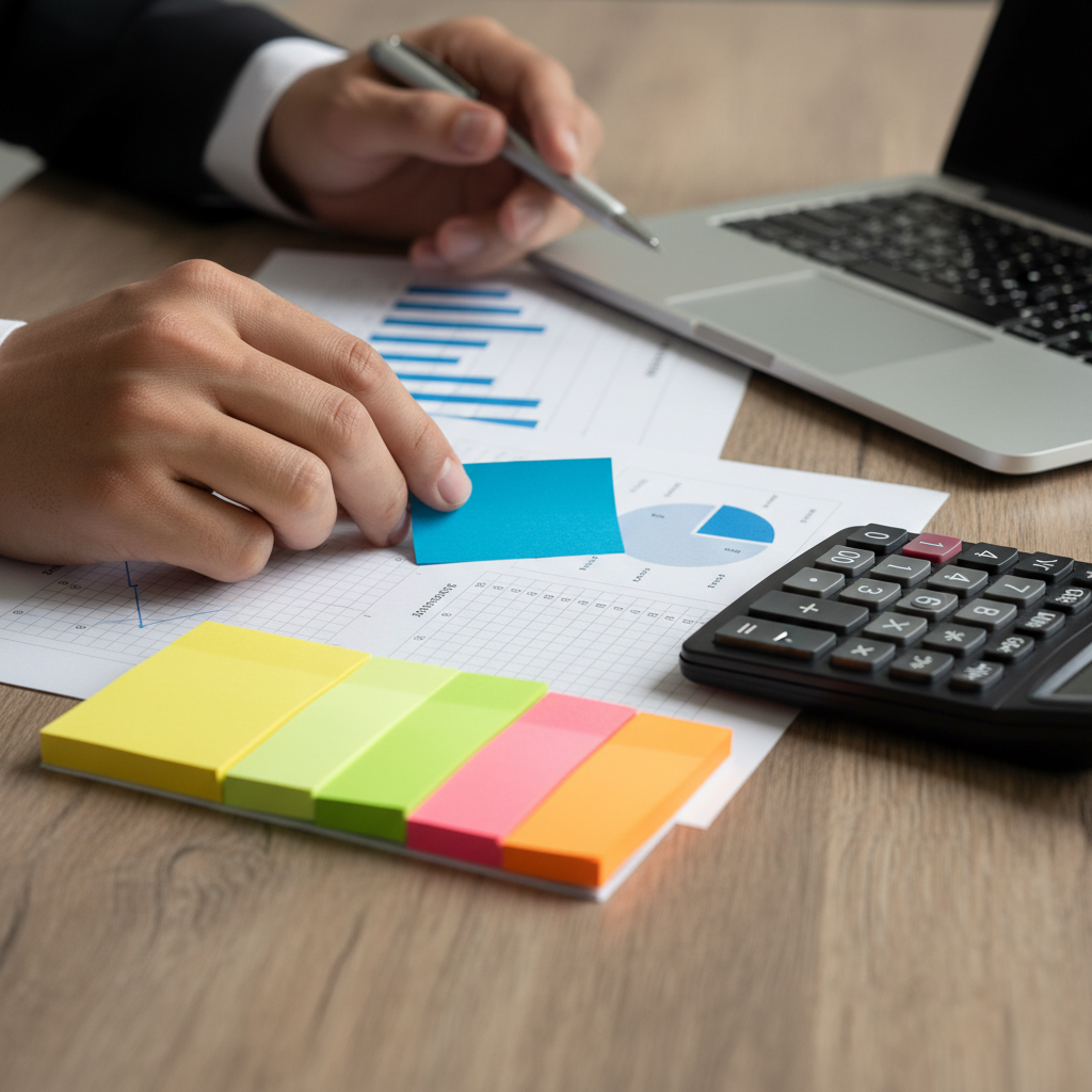 Close-up financial workflow tools used in concierge CFO services for SMEs in Sydney