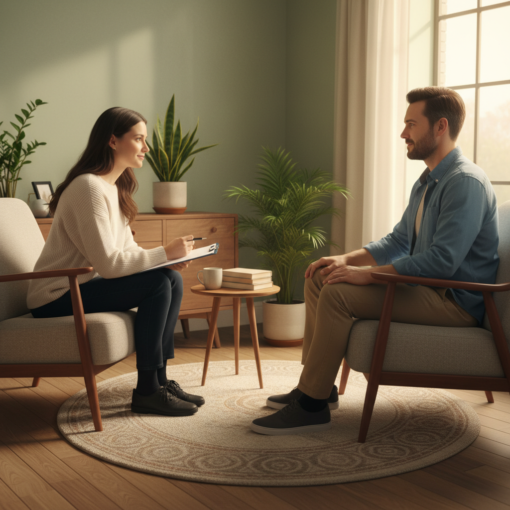 Private counseling session supporting methadone program patients in Ontario