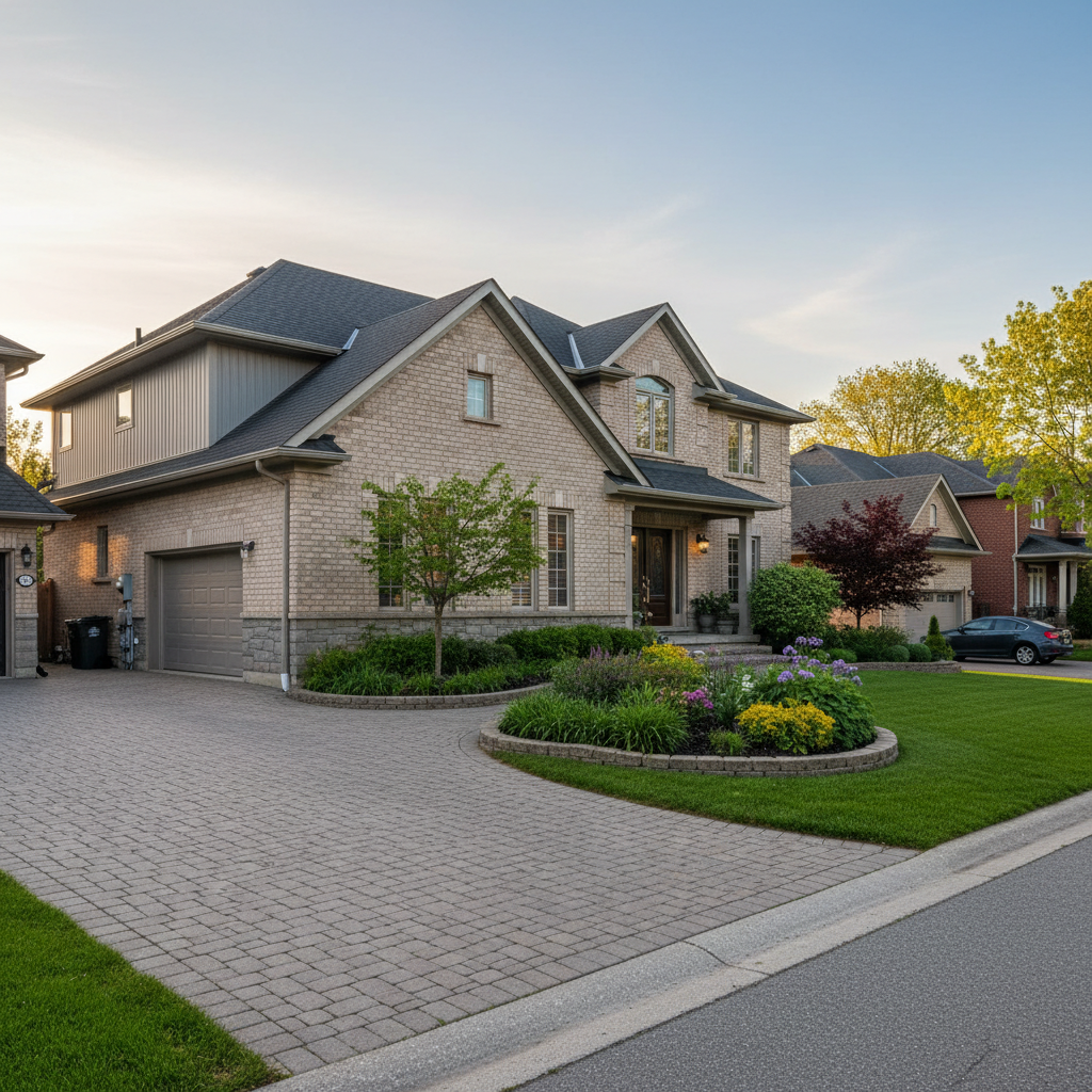 Mississauga home exterior with east-facing orientation supporting a Vastu layout