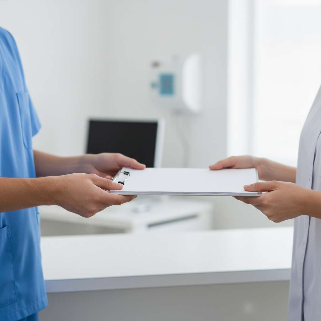 Detail of clinical handoff process supporting discharge from inpatient mental health facility to outpatient care