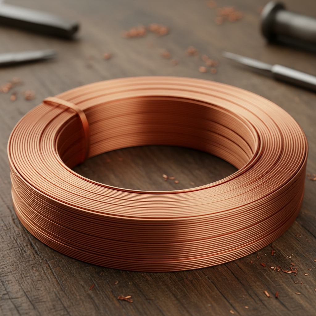 Close-up of bare bright copper wire ready for recycling at an Etobicoke scrap yard, showing clean strands for stronger scrap copper prices