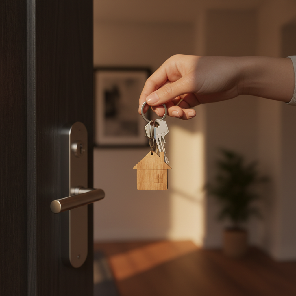 Close-up of keys symbolizing a Brampton dream home purchase and agent-guided search success