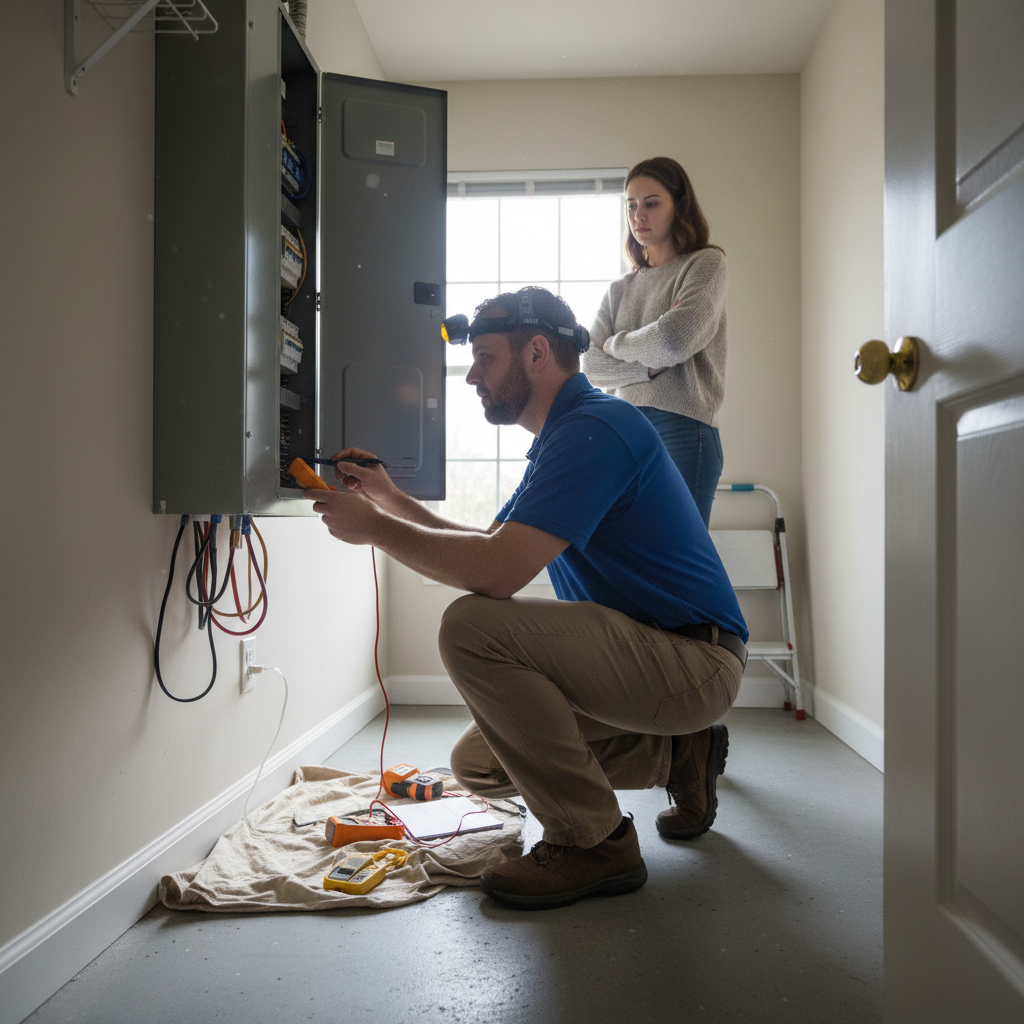 Home inspection in progress for a Toronto townhouse, critical step in first-time buyer checklist