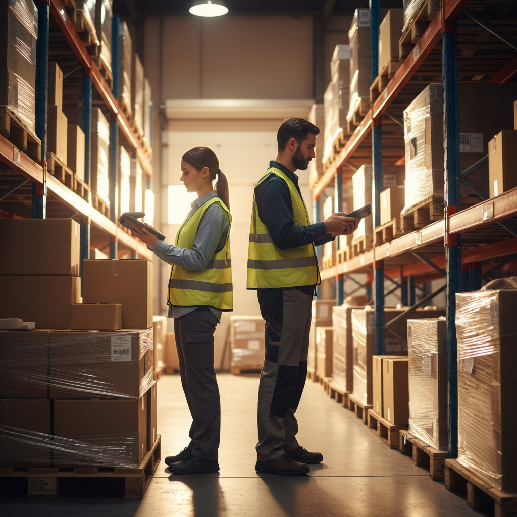 Inventory observation during an assurance engagement, illustrating agreed-upon procedures for stock counts