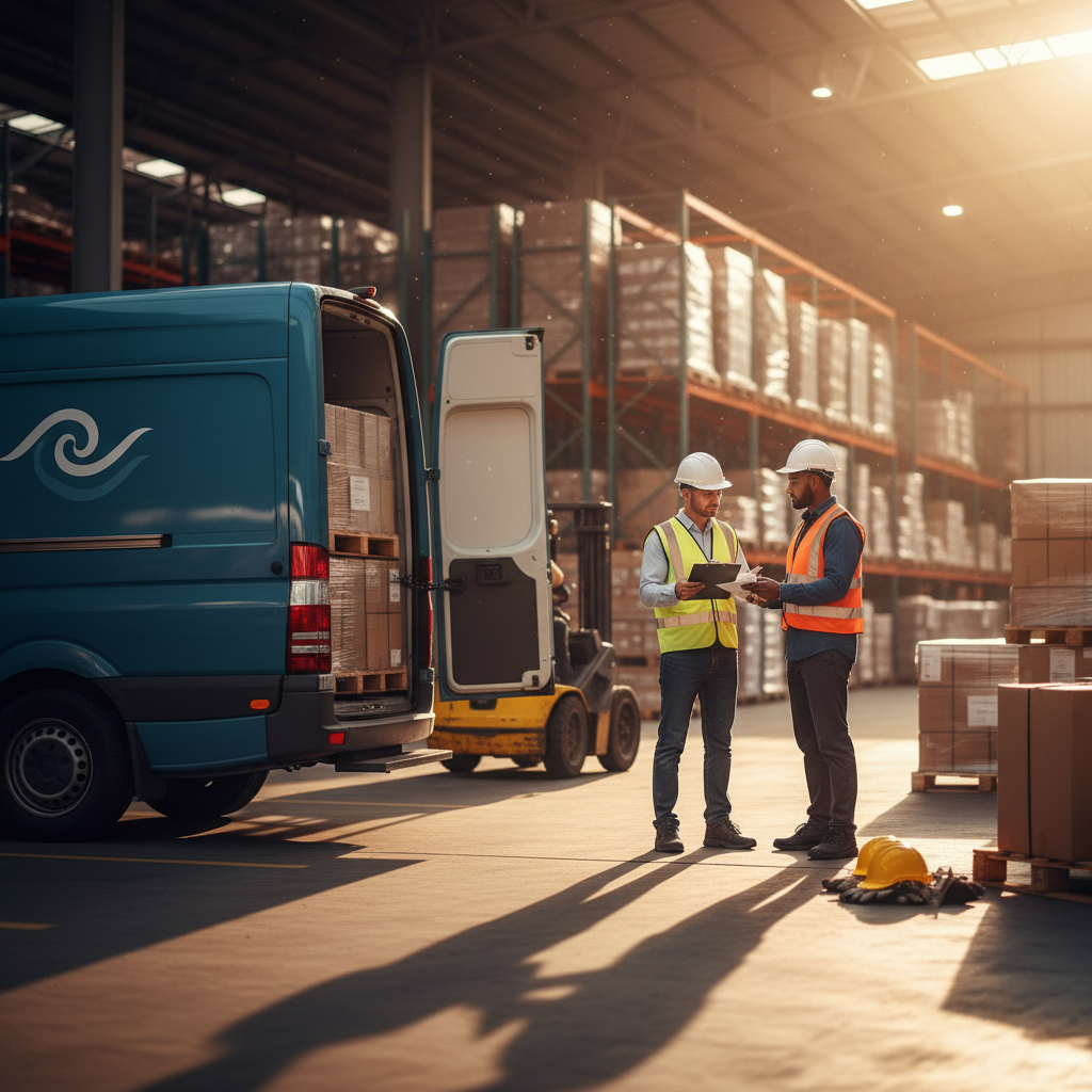 Warehouse vendor compliance check showing supplier capability and safety readiness for public contracts