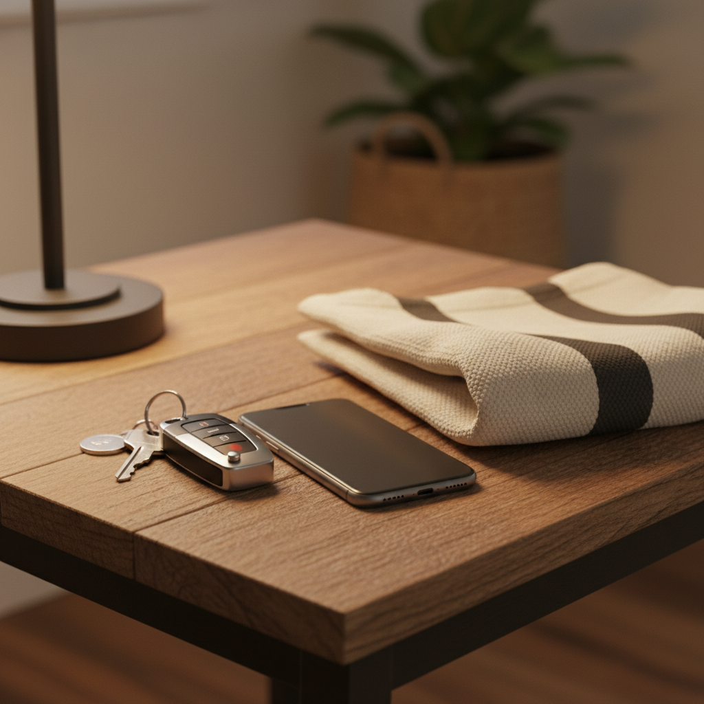 Close-up of car keys and apartment keys symbolizing auto and tenant insurance coverage for Ontario renters and drivers