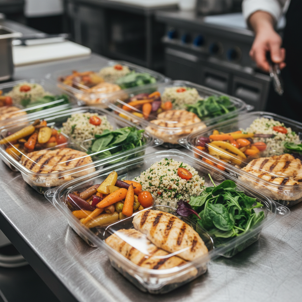 Individually packaged corporate meals for Toronto offices with clear dietary labeling