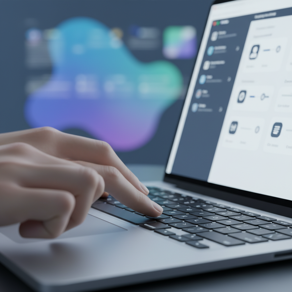 Close-up of on-page SEO optimization work on a laptop, demonstrating how SEO tools streamline content optimization and internal linking