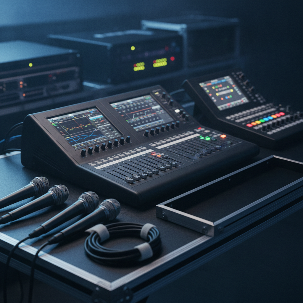 Close-up of modern AV equipment for a corporate retreat venue in Mississauga