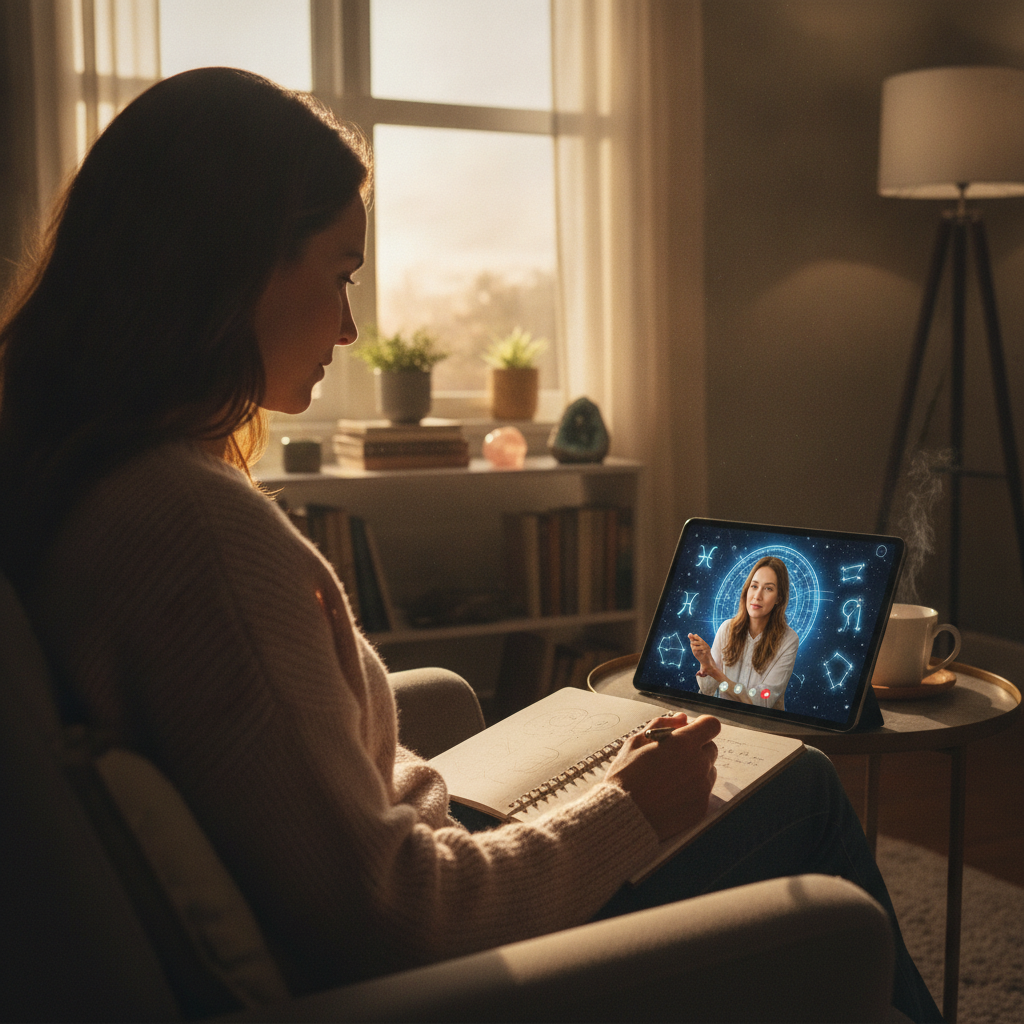Virtual astrology career consultation at home office in Brampton with timing and Vaastu tips